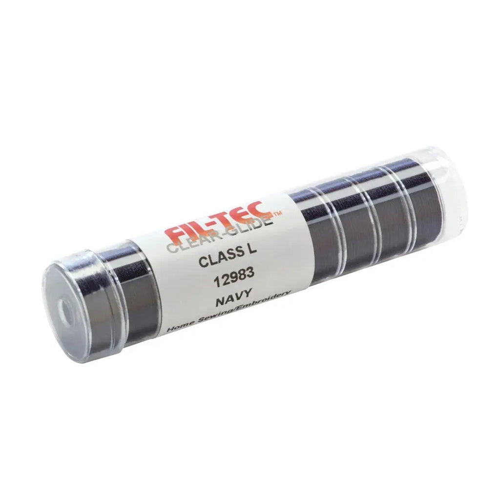 12983 Navy Prewound Clear-Glide Bobbin Tube - Style L
