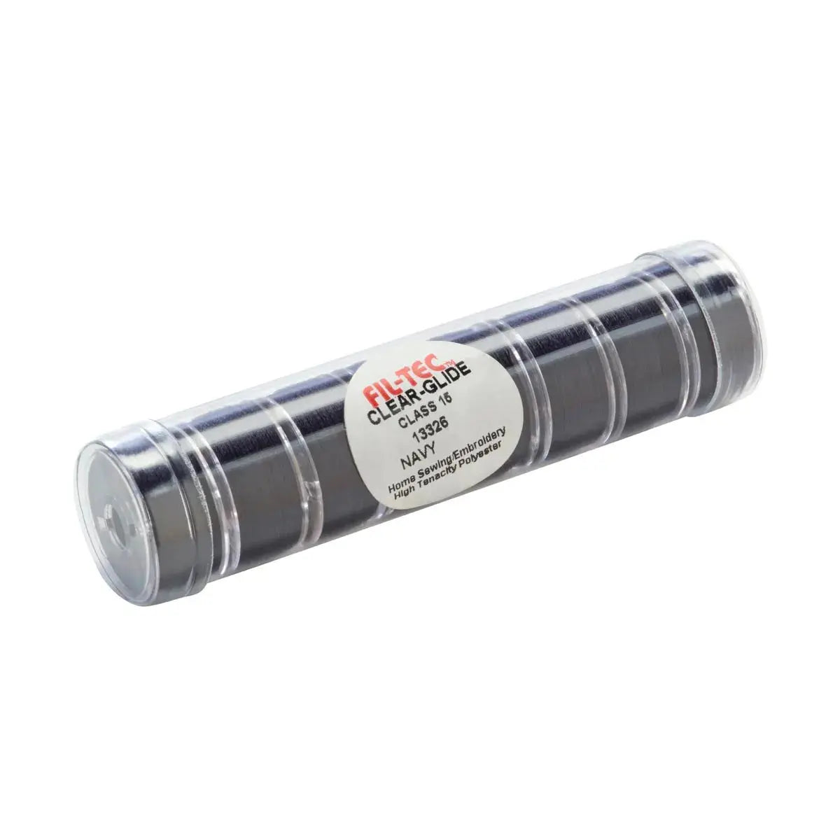 Navy Prewound Clear-Glide Bobbin Tube - Class 15/A
