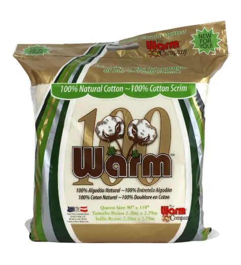 Warm 100 Ultra Clean Natural Cotton + 100% Cotton Scrim